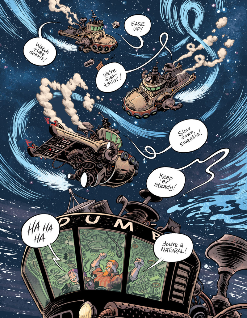 Illustration for article titled Thompson’s Space Dumplins delivers a stunning all-ages cosmic adventure